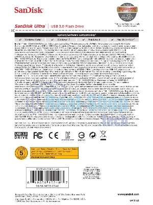 Флешка USB Sandisk 64Gb Ultra SDCZ48-064G-U46 USB 3.0 черный
