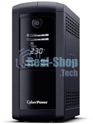 Источник бесперебойного питания UPS CyberPower VP1000EILCD Line-Interactive 1000VA/550W USB/RS-232/RJ11/45 (6 IEC С13)