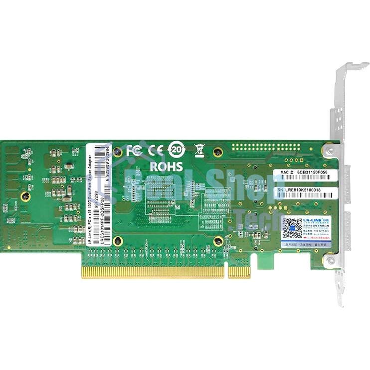 Сетевой адаптер PCIE 10Gb 16QSFP28 LRES1014PF-2QSFP28 LR-LINK