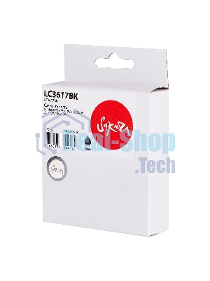 Картридж струйный Sakura LC3617BK для Brother, черный, 16 мл., 550 к.