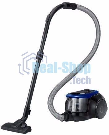 Пылесос Samsung VC18M2120SB/MA синий/черный, 370/1800 Вт, уборка сухая, пылесборник контейнер 2 л