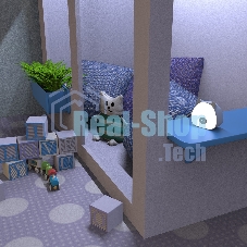 Ночник Gauss NN7036 поросенок голубой