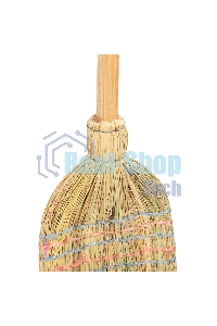 Метла Россия натуральная, деревянный черенок 93337