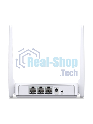 Роутер Mercusys MR20 AC750 Dual-Band Wi-Fi RouterSPEED: 300 Mbps at 2.4 GHz + 433 Mbps at 5 GHzSPEC: 2× Fixed External Antennas, 2× 10/100 Mbps LAN Ports, 1× 10/100 Mbps WAN PortFEATURE: Router/Access Point Mode Mode, WPS/Reset Button, IPTV, IPv6, Parental Controls
