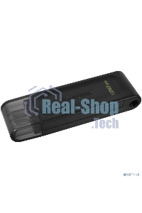 Флешка USB Kingston DataTraveler DT70 (DT70/128Gb), 128Gb, USB Type C, R/W 70/45, черный