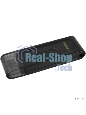 Флешка USB Kingston DataTraveler DT70 (DT70/128Gb), 128Gb, USB Type-C 3.2, R/W 70/45, черный