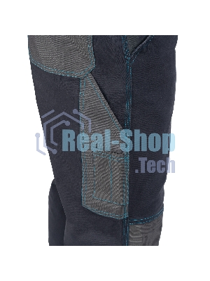 Брюки профессиональные рабочие, 97% хлопок 3% спандекс, XXXL Gross