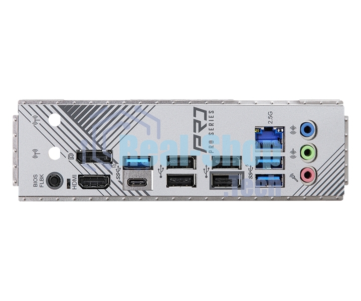 Материнская плата ASRock B650M PRO RS, AM5, AMD B650, 4xDDR5, 4xSATA, 3xM.2, 1xPCIe 4.0 x16, 1xPCIe 3.0 x4, 1xDP, 1xHDMI, 1x2.5Gb LAN, 1xUSB-C 10Gbps, 1xUSB-A 10Gbps, 2xUSB-A 5Gbps, 4xUSB-A 2.0, 3x3.5 мм, 7.1, mATX