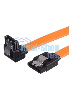 Кабель а/в GoPower Длина 0.5 м Разъемы SATA (m)-SATA (m) черный/оранжевый