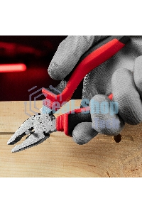 Плоскогубцы комбинированные Matrix, 160 мм, хром-ванадий, двухкомпонентные рукоятки