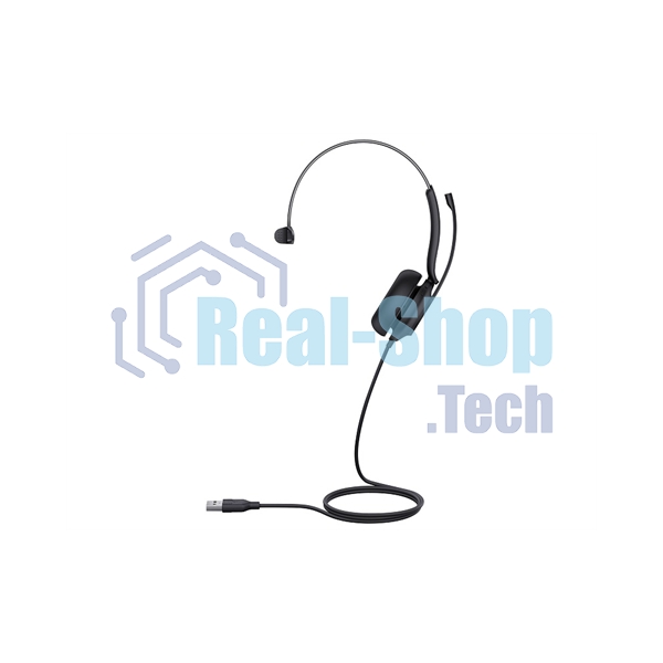 Гарнитура проводная Yealink UH35 Mono UC черный 1308138