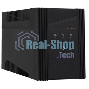 Источник бесперебойного питания SMARTWATT UPS UNI 450 черный 450/250 ВА/Вт, линейно-интерактивный, напольный, LED индикация, Shuko CEE7/4 - 2 шт.