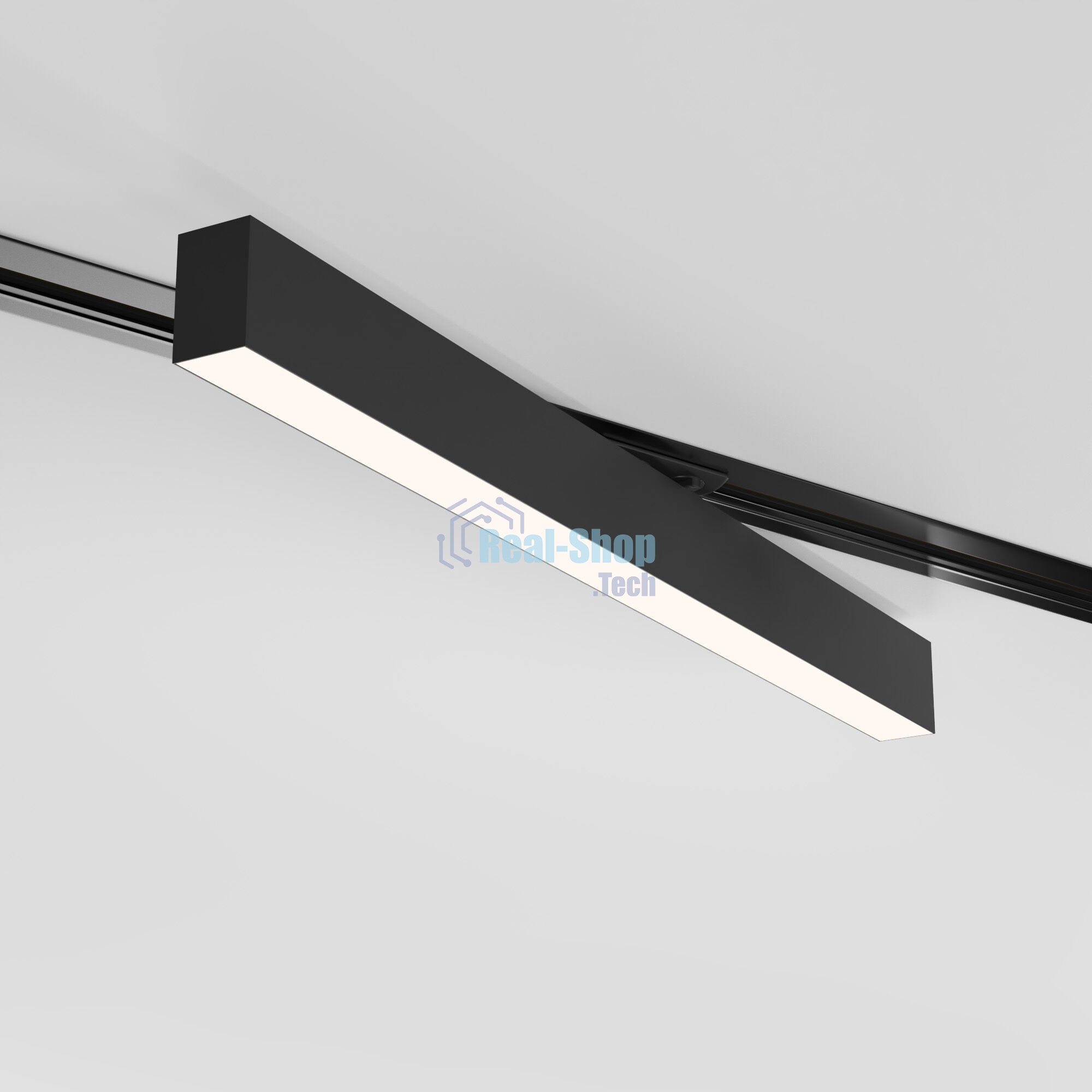 LTB54 / Светильник потолочный светодиодный X-Line черный матовый 20W 4200K