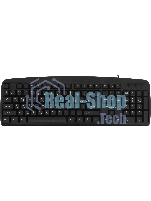 Клавиатура проводная Defender Office HB-910 RU, USB, черный