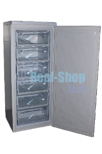 Морозильная камера DON R-106 MI, металлик искристый, 220л, 6 ящиков