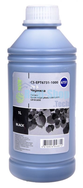Чернила Cactus CS-EPT6731-1000 черный 1000мл для Epson L800/L810/L850/L1800