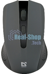 Мышь беспроводная Defender Accura MM-935 серый, 1600 dpi, радиоканал, USB, кнопки - 4
