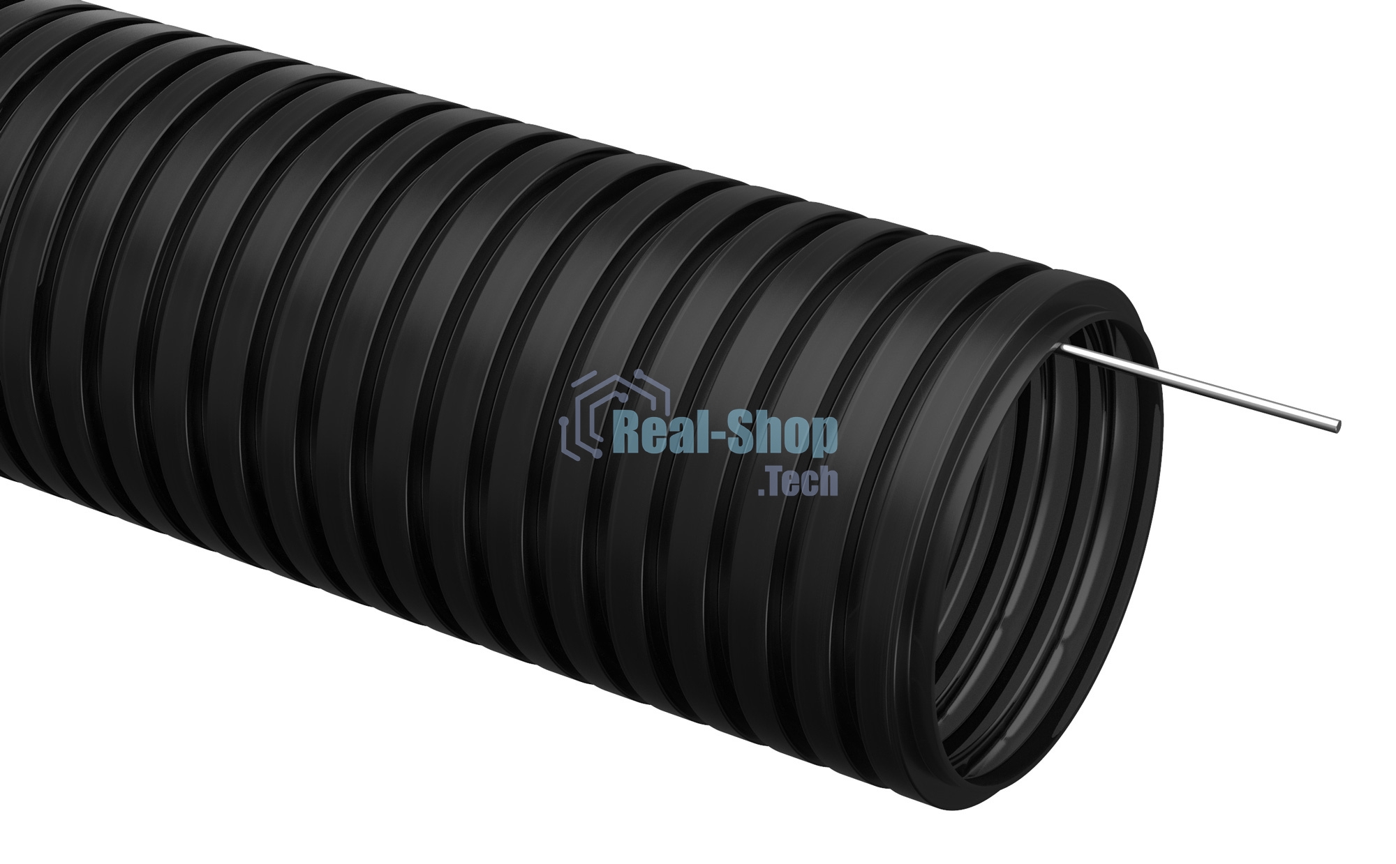 Труба гофр. Iek CTG20-16-K02-050-1 ПНД d 16 с зондом (50 м) черный