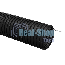 Труба гофр. Iek CTG20-16-K02-050-1 ПНД d 16 с зондом (50 м) черный