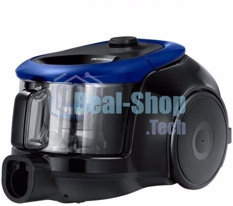 Пылесос Samsung VC18M2120SB/MA синий/черный, 370/1800 Вт, уборка сухая, пылесборник контейнер 2 л