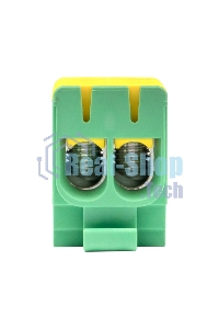 Клемма силовая вводная двойная КСВ 16-50 желто-зеленая EKF PROxima plc-kvs2-16-50-y-green EKF