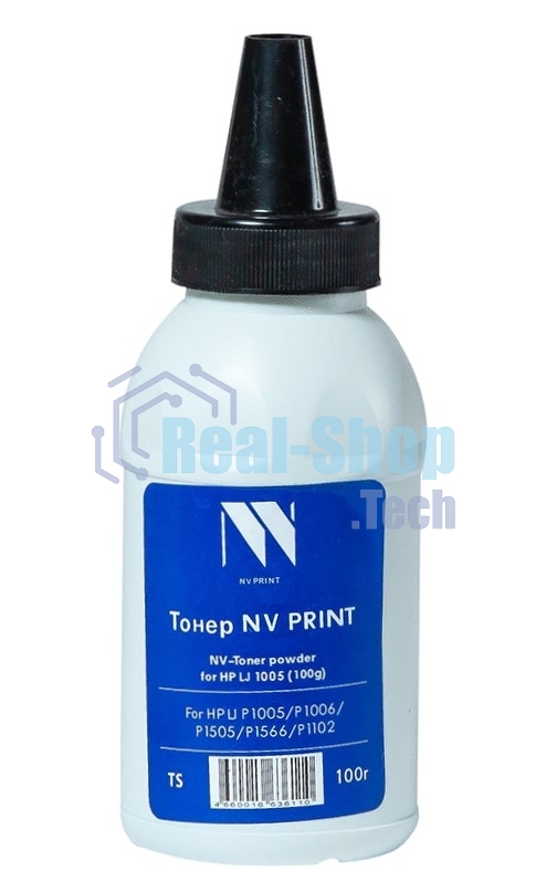 Тонер NVP HP 1005 (100г) (CB435A,CB436A,CE278X, CE285A,CE390A/X) для HP LJ P1002, 1003, 1004, 1005, 1006, 1007, 1008, 1009, LJ-M1120, P1505, M1522M ,LJ Pro M1530, 1536, 1560, 1566, 1600, 1606, LJ Pro M1132, 1134, 1136, 1137, 1210, 1212, 1214, 1217; P1101, 1102, 1103, 1104, 1106, 1108, 1109, LJ-M601, 602, 603, 4555; Canon LBP 3010, 3020, 3100, 3250, 6000, 6020, 6030, 6200, 6230; MF 3010, 4410, 4430, 4450, 4550, 4570, 4580, 4730, 4750, 4780, 4870, 4890