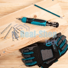 Отвертка реверсивная Gross механизм SmartPush, 12 шт., S2