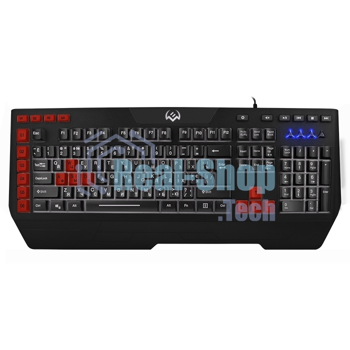 Клавиатура SVEN KB-G9600 проводная, USB Type-A, чёрный