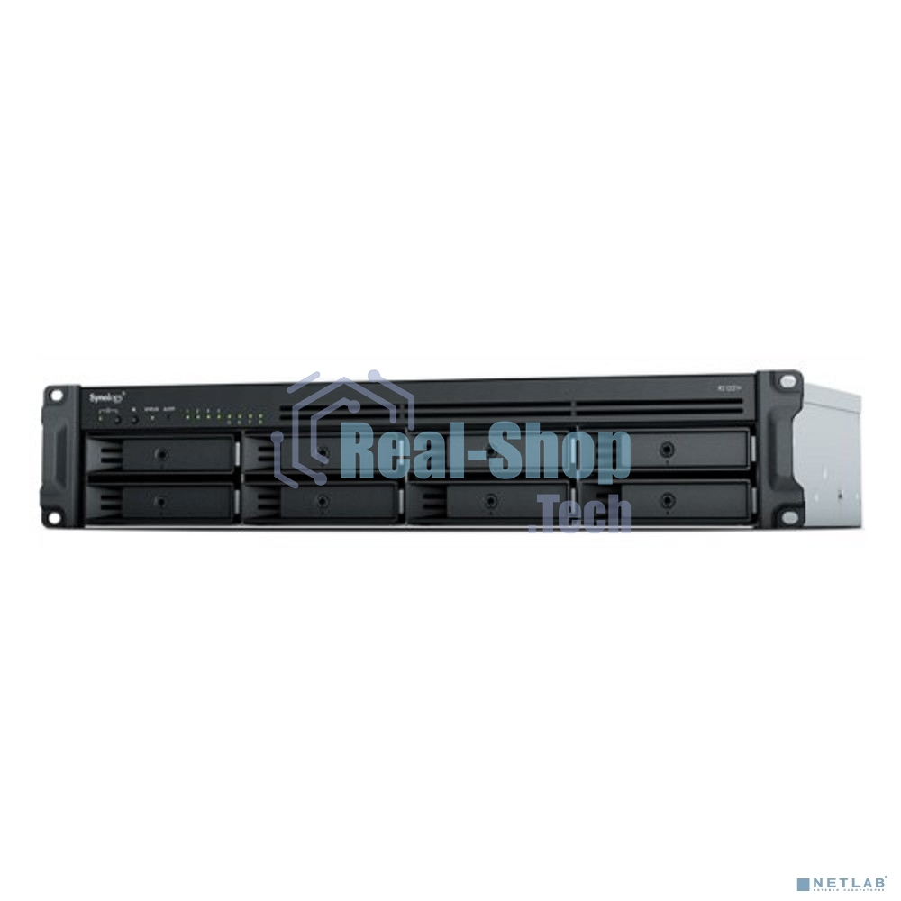 Сетевое хранилище Synology Rack 2U, QC2.2GHzCPU/4GbDDR4(upto32)/RAID0,1,5,6,10/upto 8 hot plug HDDs SATA(3,5'or2,5')(upto 12 with RX418)/2xUSB3.2/1eSATA/iSCSI/4xGbE(+1Expslot)/2xIPcam(upto 40)/2xPS/norail
