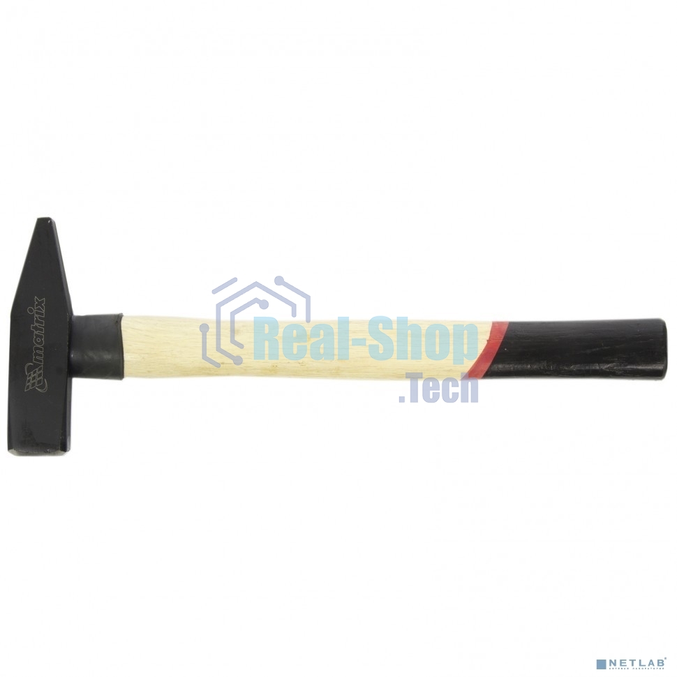 Молоток Matrix слесарный 600г квадратный боек деревянная рукоятка