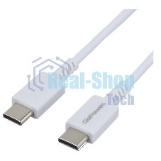 Кабель GoPower GP20TT Type-C (m)-Type-C (m) белый