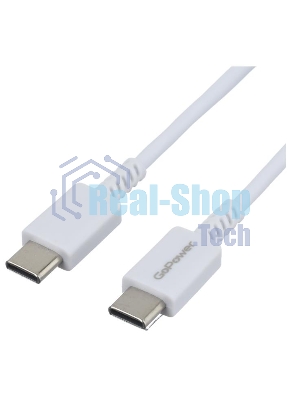 Кабель GoPower GP20TT Type-C (m)-Type-C (m) белый