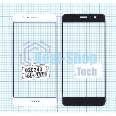 Стекло для Huawei Honor 8 белое