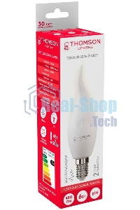 Лампа светодиодная Hiper THOMSON LED TAIL CANDLE 6W 480Lm E14 3000K TH-B2025