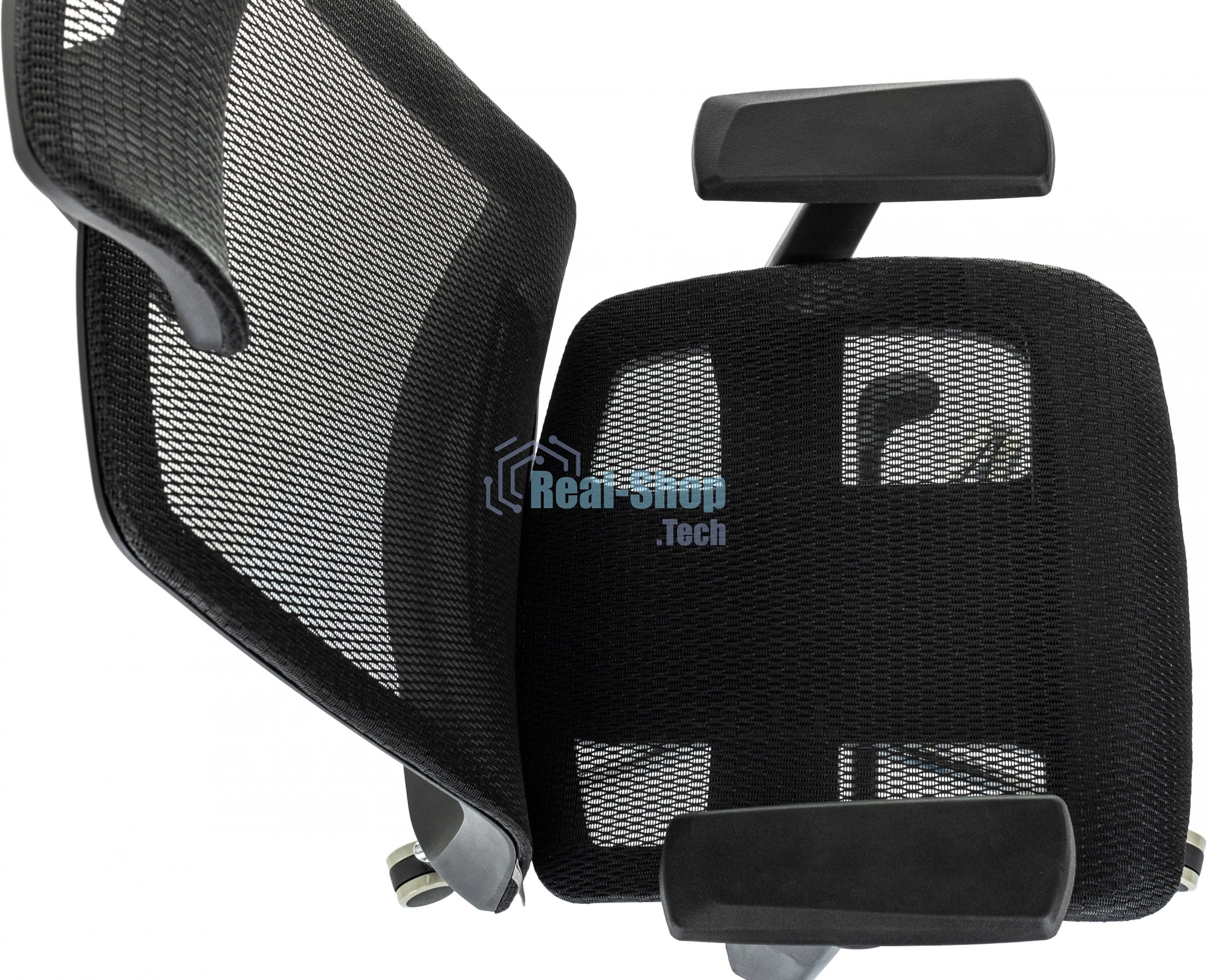 Кресло руководителя Бюрократ MC-912-H черный, сетка с подголов. крестов. металл хром