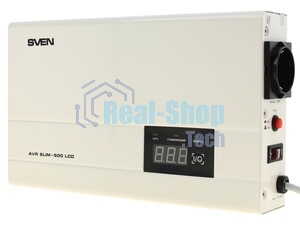 Сетевой фильтр SVEN (Стабилизатор напряжения) AVR SLIM-500 LCD