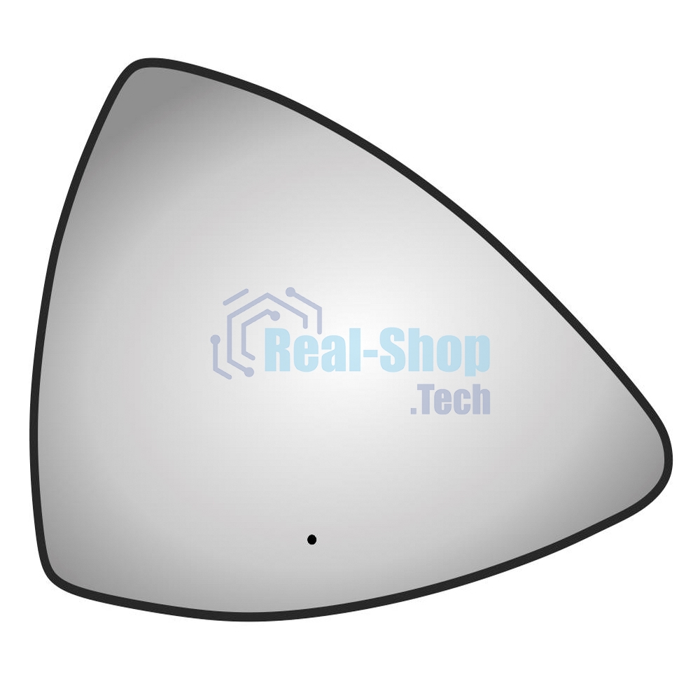 Зеркало Bau Triangle Loft 90х70, с LED фоновой подсветкой, бесконтактным сенсором, черной окантовкой