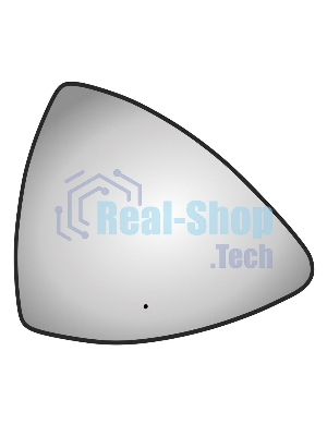 Зеркало Bau Triangle Loft 90х70, с LED фоновой подсветкой, бесконтактным сенсором, черной окантовкой