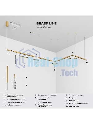 Brass Line Угловой коннектор (латунь) 85006/00