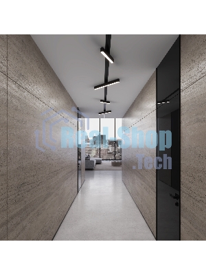 LTB54 / Светильник потолочный светодиодный X-Line черный матовый 20W 4200K