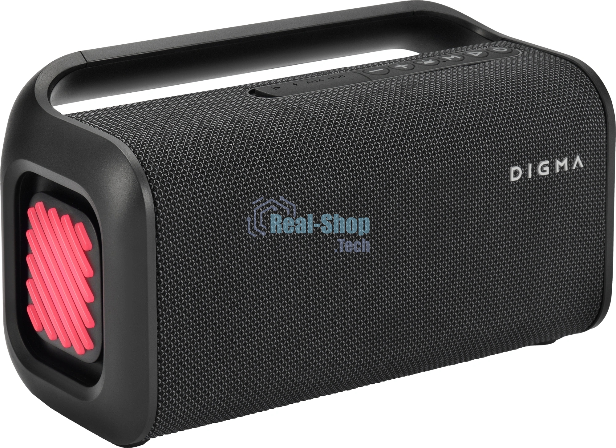 Колонка портативная Digma D-PS1526 черный 40W 2.0 BT 10м 3000mAh