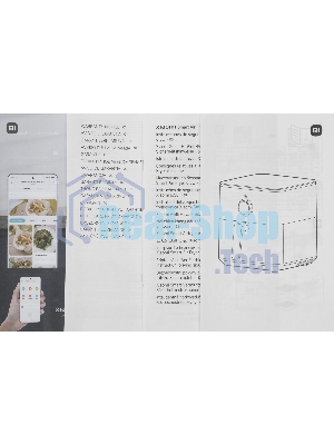 Аэрогриль Xiaomi Mi Smart Air Fryer 6.5L EU белый, 1800 Вт, 6.5 л, сенсор, 12 программ