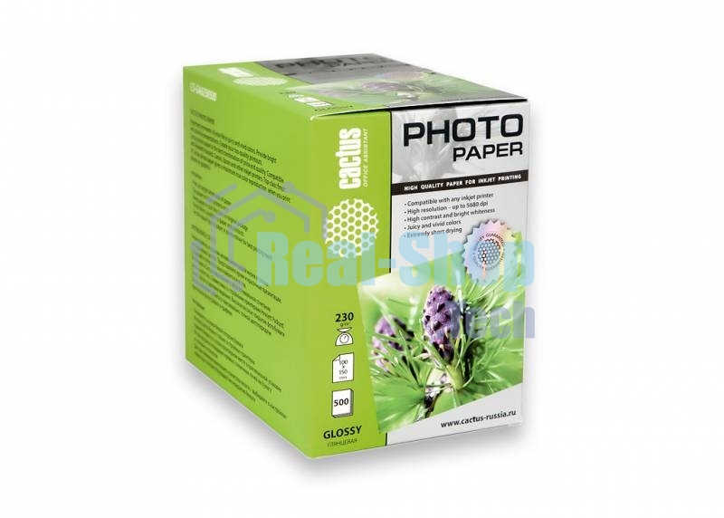 Фотобумага Cactus CS-GA6230500 глянцевая A6 230 г/м2 500 листов