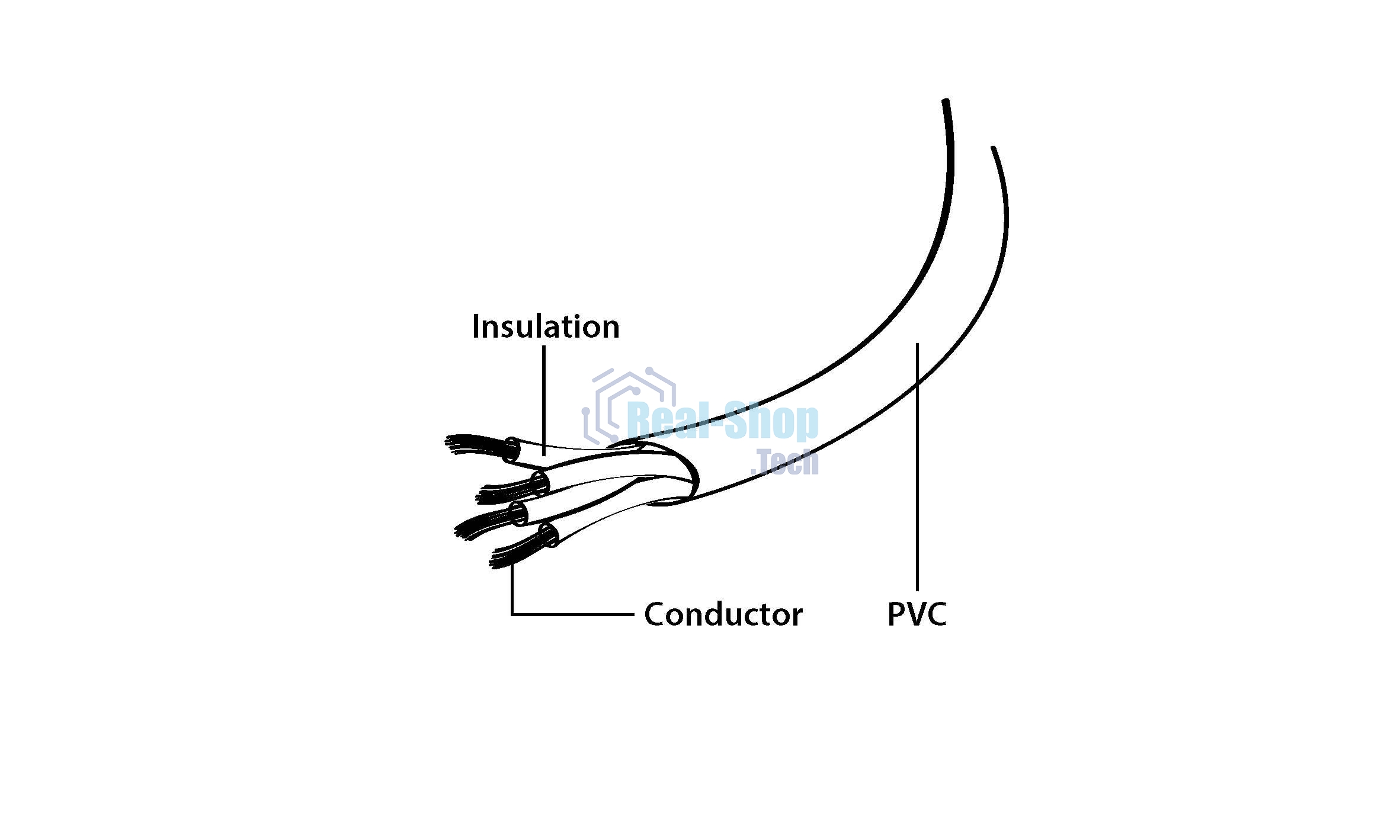 Кабель.телефонный аппарат-розетка TC6P4C-2M, 2 м