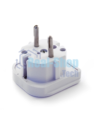 Переходник Gembird Переходник с вилки EU,UK в RU (A-AC-UKEU-001)