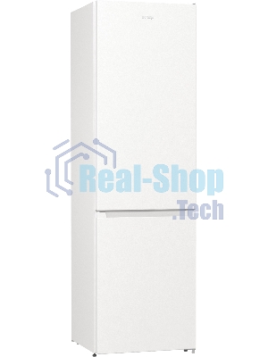 Холодильник Gorenje NRK6201PW4 белый двухкамерный 235/96л морозилка снизу