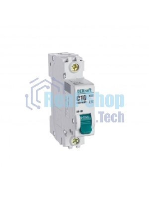Выключатель автоматический DEKraft 1п C 10А 4.5кА ВА-101 11053DEK