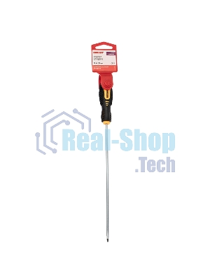 Отвертка шлицевая Rexant SL 4х200 мм, двухкомпонентная рукоятка