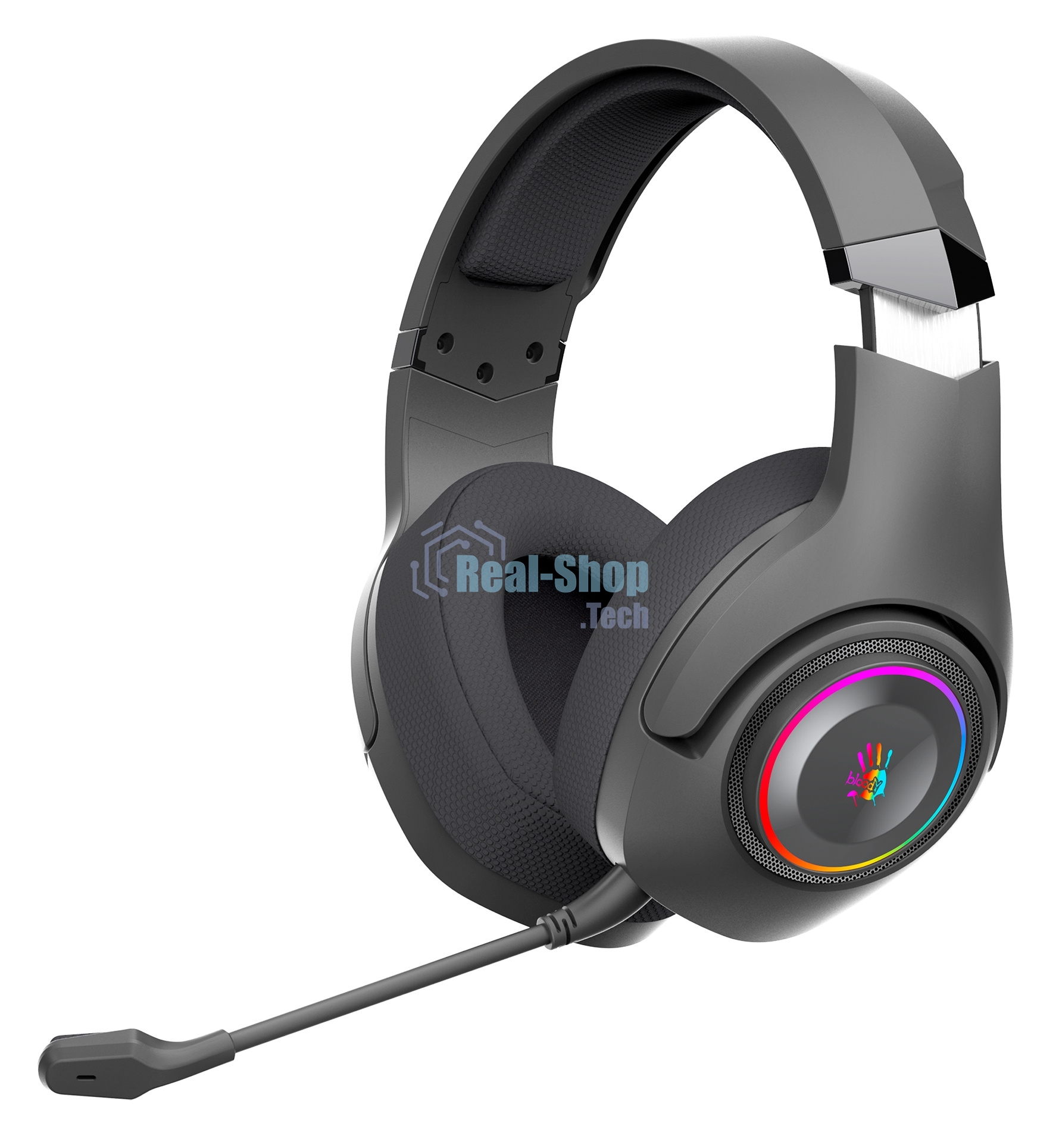 Наушники с микрофоном A4Tech Bloody GR270 черный 1.5м мониторные BT/Radio оголовье