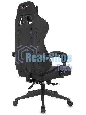 Кресло Бюрократ Zombie Predator Neo Black черный, экокожа, 120 кг, механизм качания